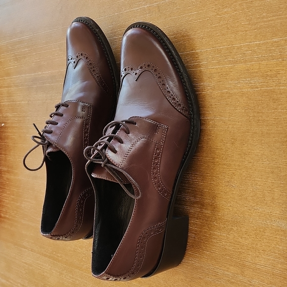 NEW LAVORAZIONE ARTIGIANA SUNDANCE LEATHER OXFORDS - Picture 5 of 16